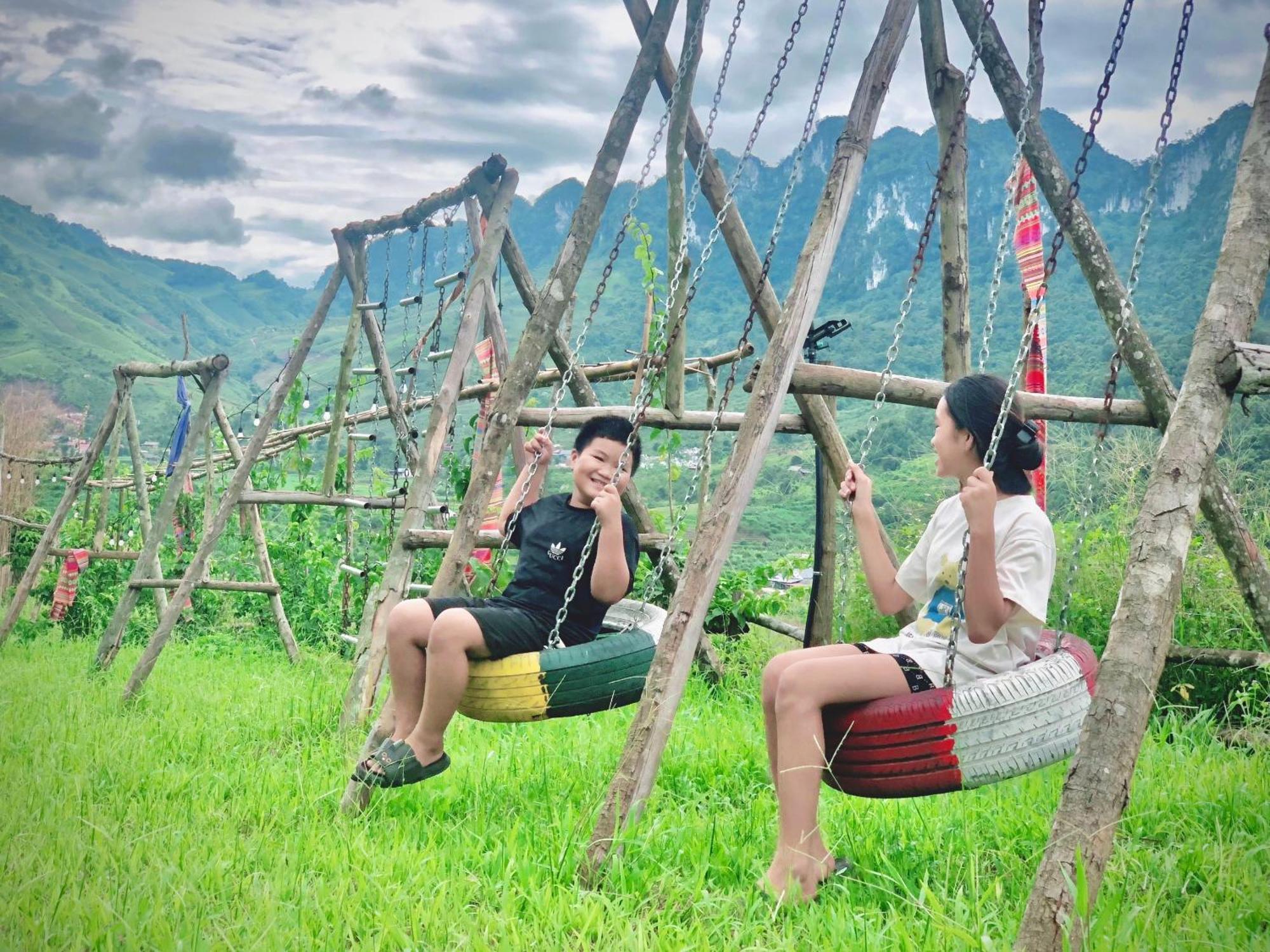 Muong Sang Farmstay Moc Chau Exterior foto